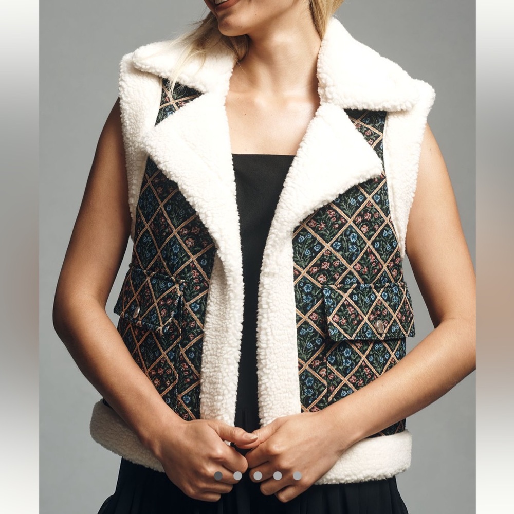 Anthropologie Avec Les Filles Quilted Vest